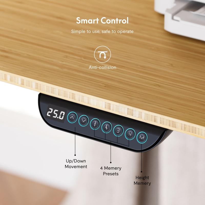 L-Shaped Standing Desk E7L-Lite | Flexispot